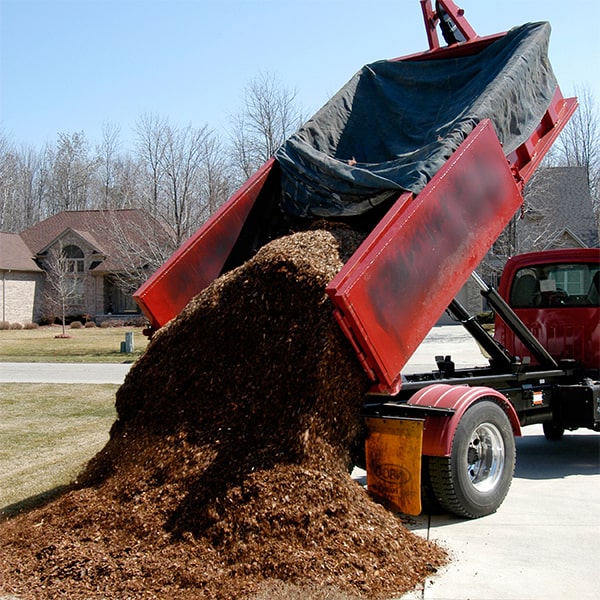 the delivery fee for mulch delivery varies depending on your location